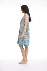 Women's Dresses | Marseille Panel Sleeveless Reversible Dress | ORIENTIQUE