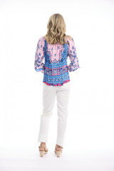 Indian Border Pink Boho Top Tassel by Orientique | Alibi Online Australia
