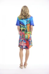 Women's Dresses | Boxy Collar Dress | ORIENTIQUE