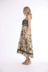 Loumarin Loumarin Dress Maxi V Sleeveless by Orientique | Alibi Online Australia
