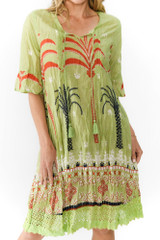 Women's Dresses | Hannah Short Sleeve Tunic Boho Dress | ONE SUMMER