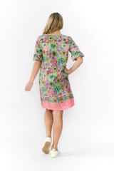 Women's Dresses | Hannah Short Sleeve Tunic Boho Dress | ONE SUMMER