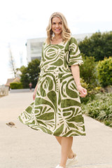Women's Dresses | Yvonne Round Neck Dress | ONE SUMMER