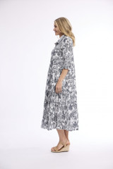White Cassis Dress Collar Layers by Orientique | Alibi Online Australia
