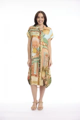 Oriental Dreams Digital Dress Shirt Collar by Orientique | Alibi Online Australia
