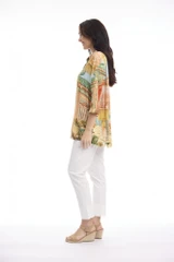 Oriental Dreams Digital Collared Shirt by Orientique | Alibi Online Australia
