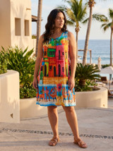 Mexicana Mexicana Dress Easy Fit Sleeveless by Orientique | Alibi Online Australia
