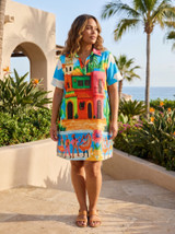 Mexicana Mexicana Dress Collar Boxy by Orientique | Alibi Online Australia
