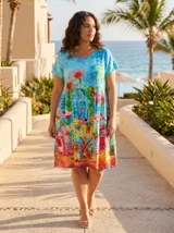La Mala La Mala Dress Boxy by Orientique | Alibi Online Australia
