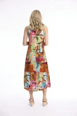 Perpignan Perpignan Dress Midi Sleeveless by Orientique | Alibi Online Australia
