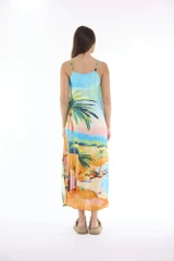 Women's Dresses | Kaftan Maxi Strappy Dress | ESCAPE 
