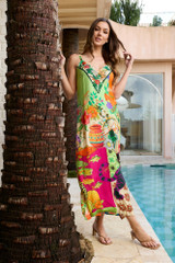 Women's Dresses | Kaftan Maxi Strappy Dress | ESCAPE 