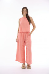 Women's Top | Linen Solid Cami  | ESCAPE 