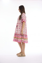 Women's Dresses | Maalti Blue Layers Frill Dress | ESCAPE 