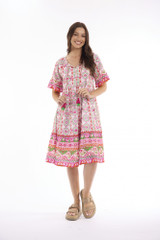 Women's Dresses | Maalti Blue Layers Frill Dress | ESCAPE 