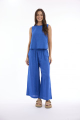 Women's Top | Linen Solid Cami  | ESCAPE 