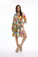 Women's Dresses | Blanca Layers 3/4 Sleeve Dress | ESCAPE 