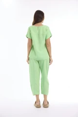 Women's Top | Linen Solid Boxy Top | ESCAPE 