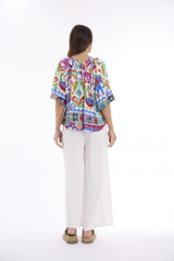 Women's Top | Carmen Tie Front Top | ESCAPE 
