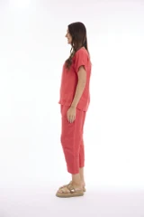 Women's Top | Linen Solid Boxy Top | ESCAPE 