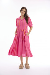Women's Dresses | Solid Collar Dress | ESCAPE 
