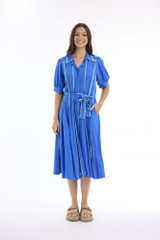 Women's Dresses | Solid Collar Dress | ESCAPE 
