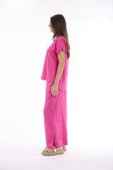 Women's Top | Lux V Neckline Short Sleeve Top | ESCAPE 