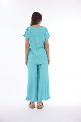 Women's Top | Lux V Neckline Short Sleeve Top | ESCAPE 