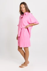 Women's Short | Palm Linen Blend Relax Shorts  | BETTY BASICS