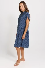Women's Dress | Sandy Drawstring Waist Dress | BETTY BASICS