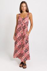 Women's Dress | Sunset Tiered Maxi Dress | BETTY BASICS