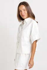 Women's Top | Dawn Denim Shirt | BETTY BASICS
