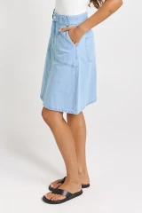 Women's Skirt | Aida Denim Skirt | BETTY BASICS