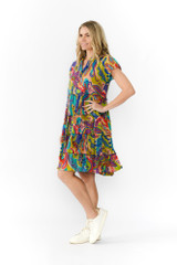 Women's Dresses | Leela V Neck Mini Dress | ONE SUMMER