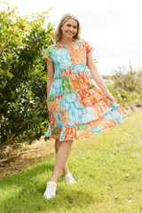 Women's Dresses | Leela V Neck Mini Dress | ONE SUMMER