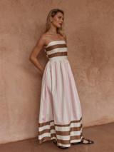 Women's Dress | Nea Spliced Strapless Dress | SASS