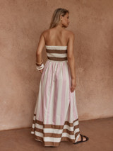 Women's Dress | Nea Spliced Strapless Dress | SASS