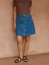Women's Skirt | Tipo Wave Denim Skirt | SASS
