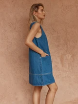 Women's Dress | Hart Denim Shift Dress | SASS