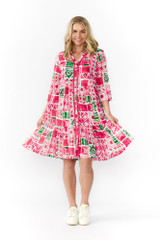 Women's Dresses | Vivian V Neck Shirt Dress | ONE SUMMER