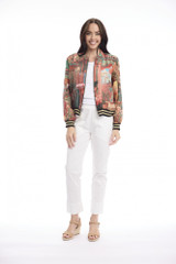 Oriental Dreams Digital Printed Jacket with Zipper by Orientique | Alibi Online Australia
