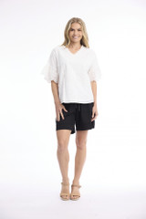 Women's Top | Broderie Top | ORIENTIQUE