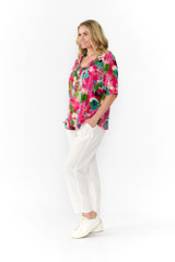 Women's Top | Tessa V-Neck Tassel Top | ONE SUMMER