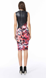 Ladies Dresses, Monet Madness PU Contrast Dress, COOPER ST