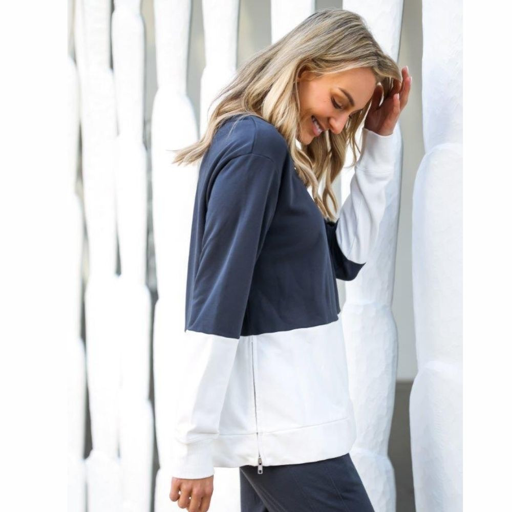 Hailey Sweater in Ink by 3RD STORY 