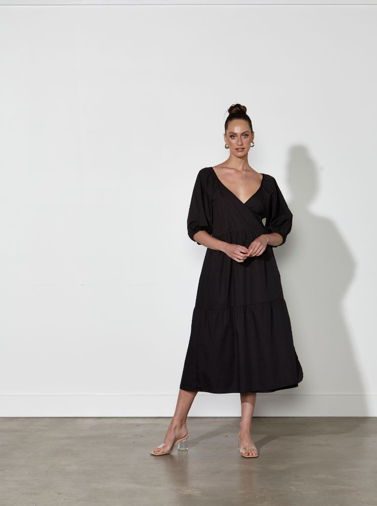 Lazarus Wrap Dress by FATE+BECKER 