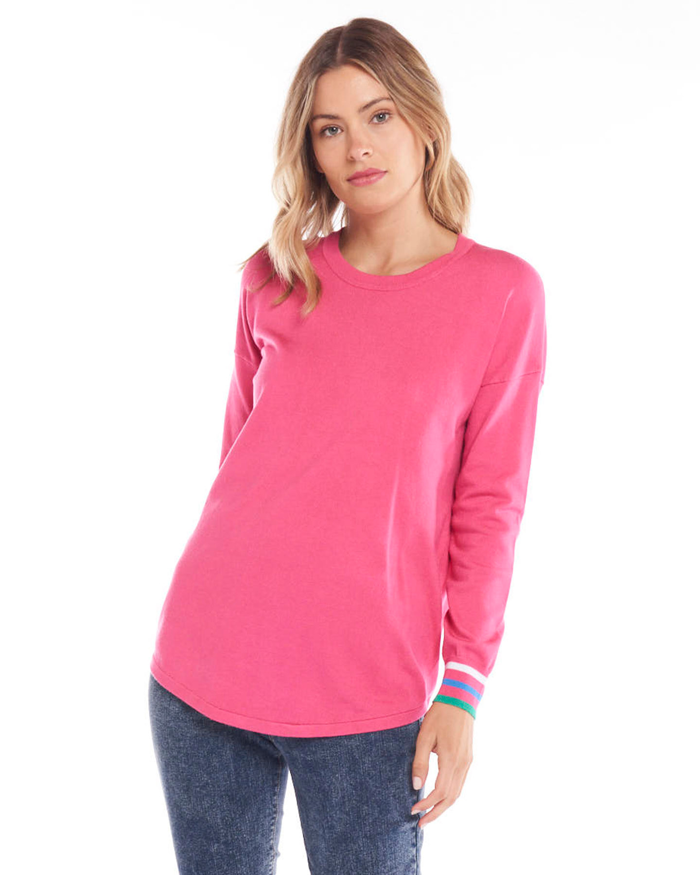 Sophie Knit Jumper In Rosa | BETTY 