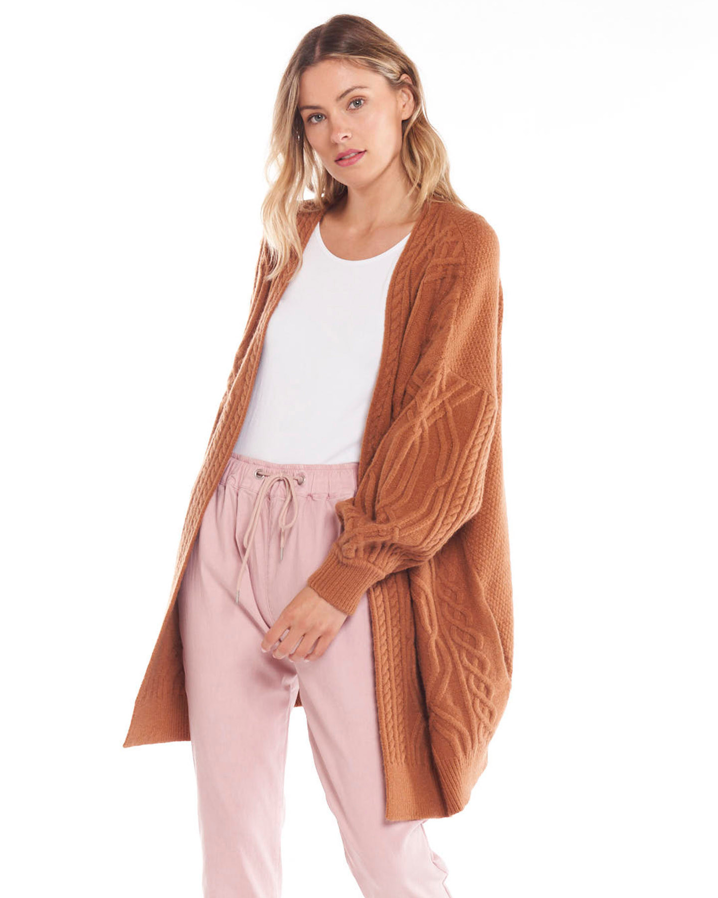 Venus Cardigan In Toffee | BETTY BASICS 