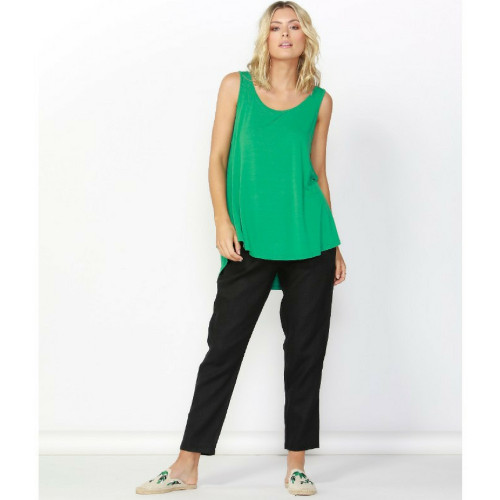 Women's Tops Online Australia | Boston Tank in Emerald | BETTY BASICS
