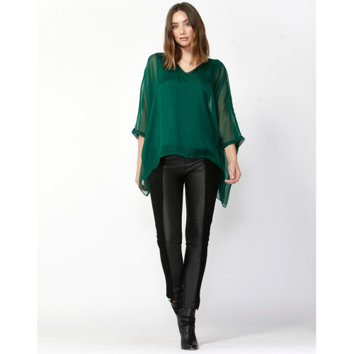 Ladies Tops Online | Soho V-Neck Blouse | FATE + BECKER